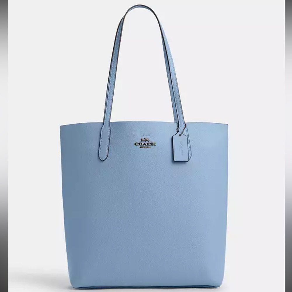 Coach Thea Tote Bag In Light Blue